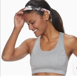 Tek Gear Keyhole Medium Impact Sports Bra NWOT